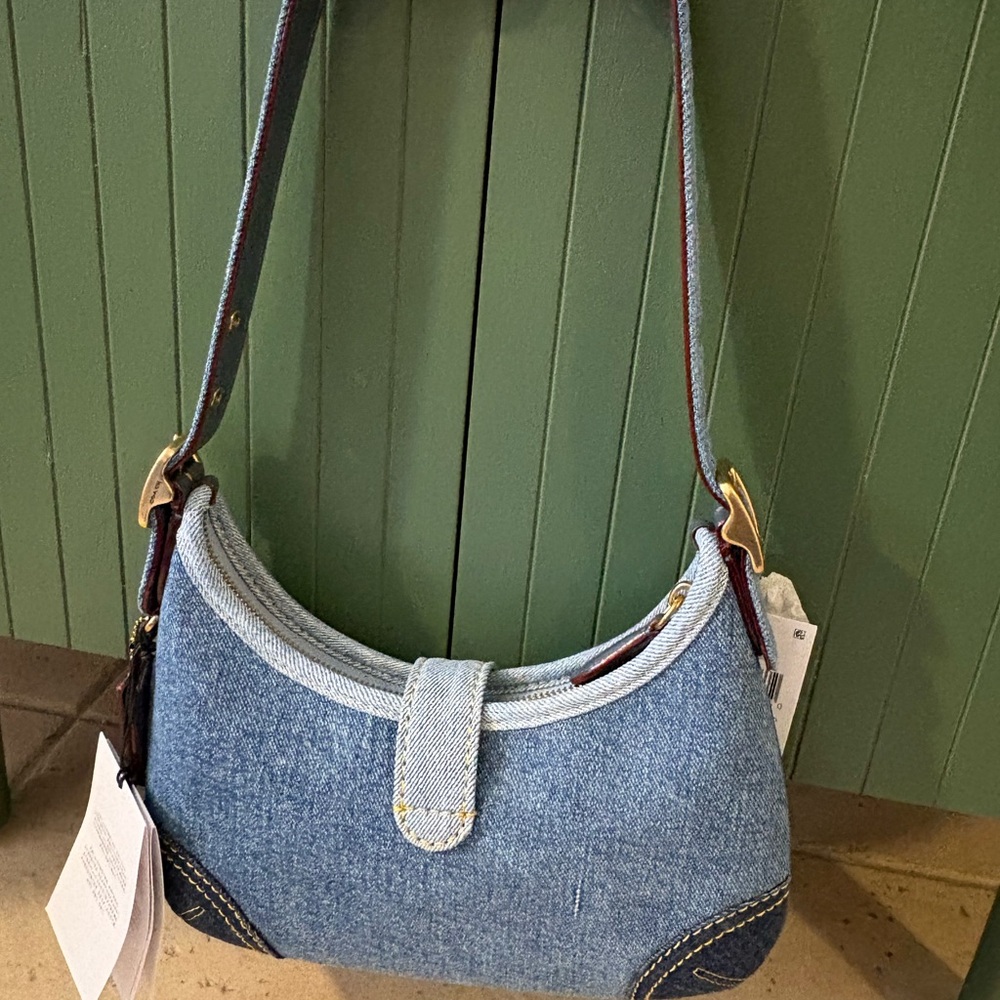 Coach Hamptons Hobo in Denim - Picture 3 of 5